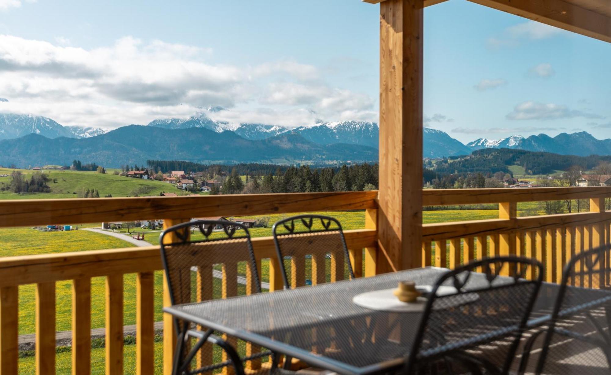 Ferienwohnung Koenigsblick Poppler Hopferau Exterior foto